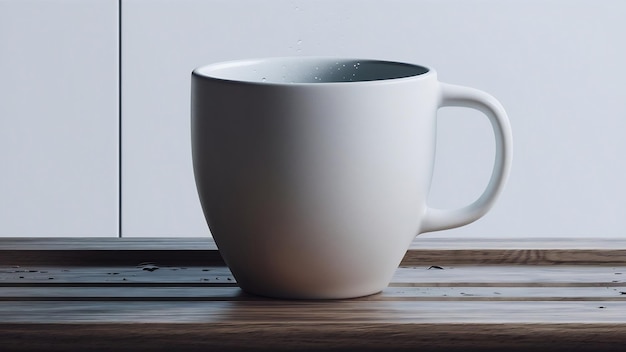 Modèle de tasse blanche