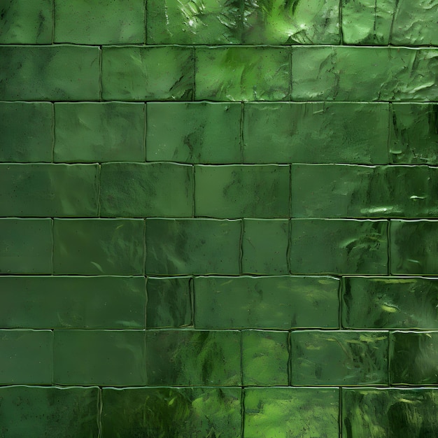 Modèle de texture transparente de carreaux verts