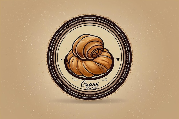 Photo modèle vectoriel de conception du logo du croissant