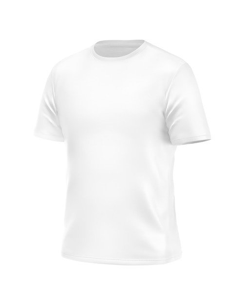 Modèle vierge de t-shirt raglan isolé sur fond blanc