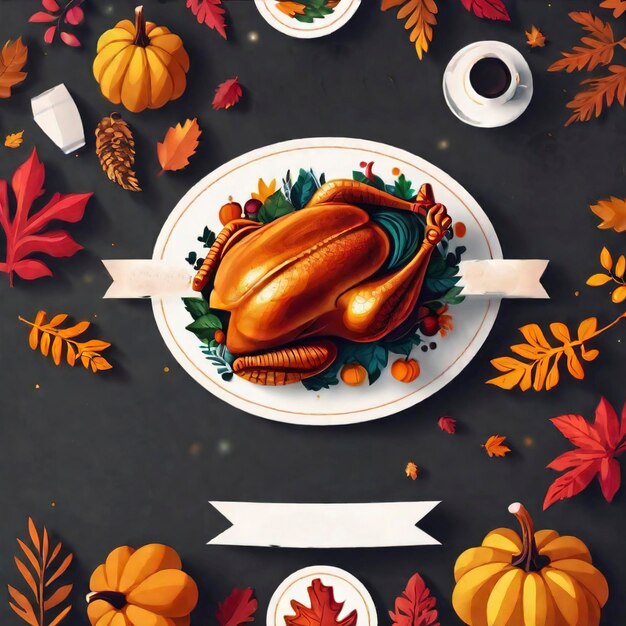 Modèle de vœux de Thanksgiving