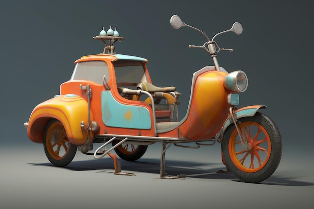 Un modèle de voiture du jeu