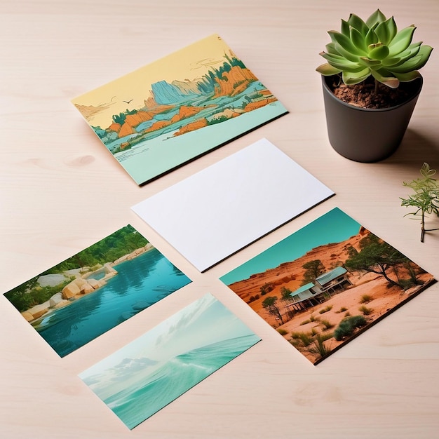 Photo modèles de cartes postales