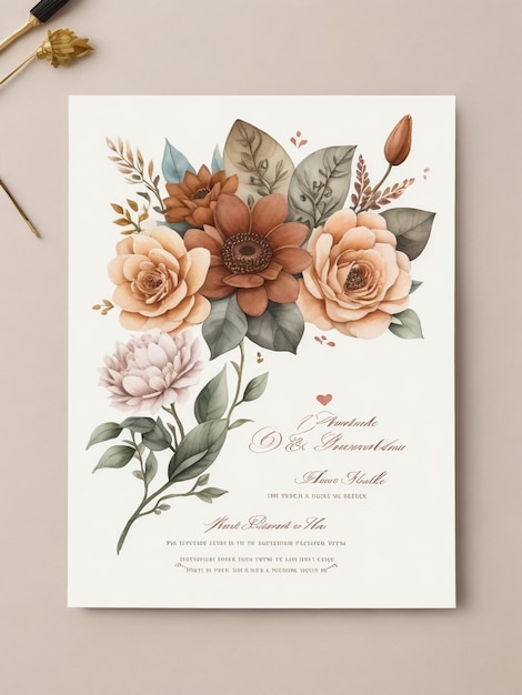 Modèles d'invitation de mariée à la douche