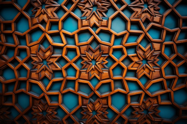 Des modèles islamiques traditionnels sur le design d'intérieur