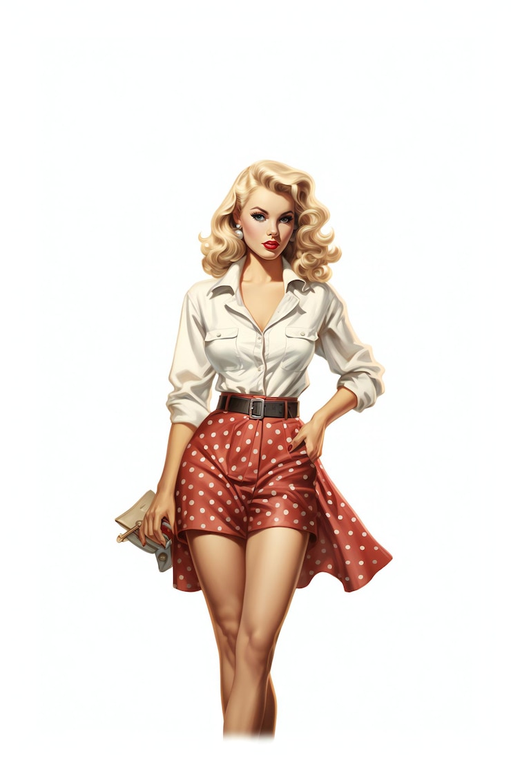 Modèles de mode Pin Up Modèle Clipart Modèles de mode Modèle PinUp