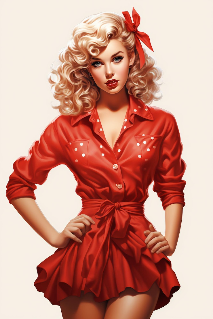Modèles de mode Pin Up Modèle Clipart Modèles de mode Modèle PinUp