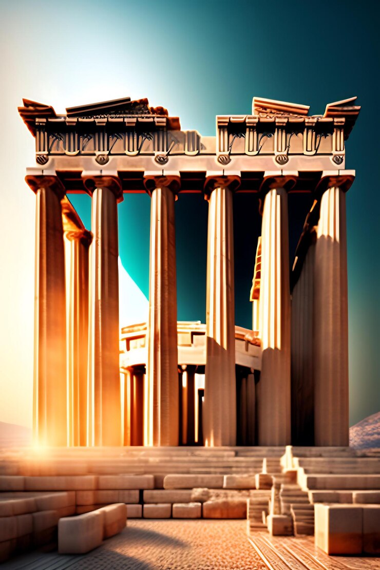 Photo moderne du parthénon à athènes