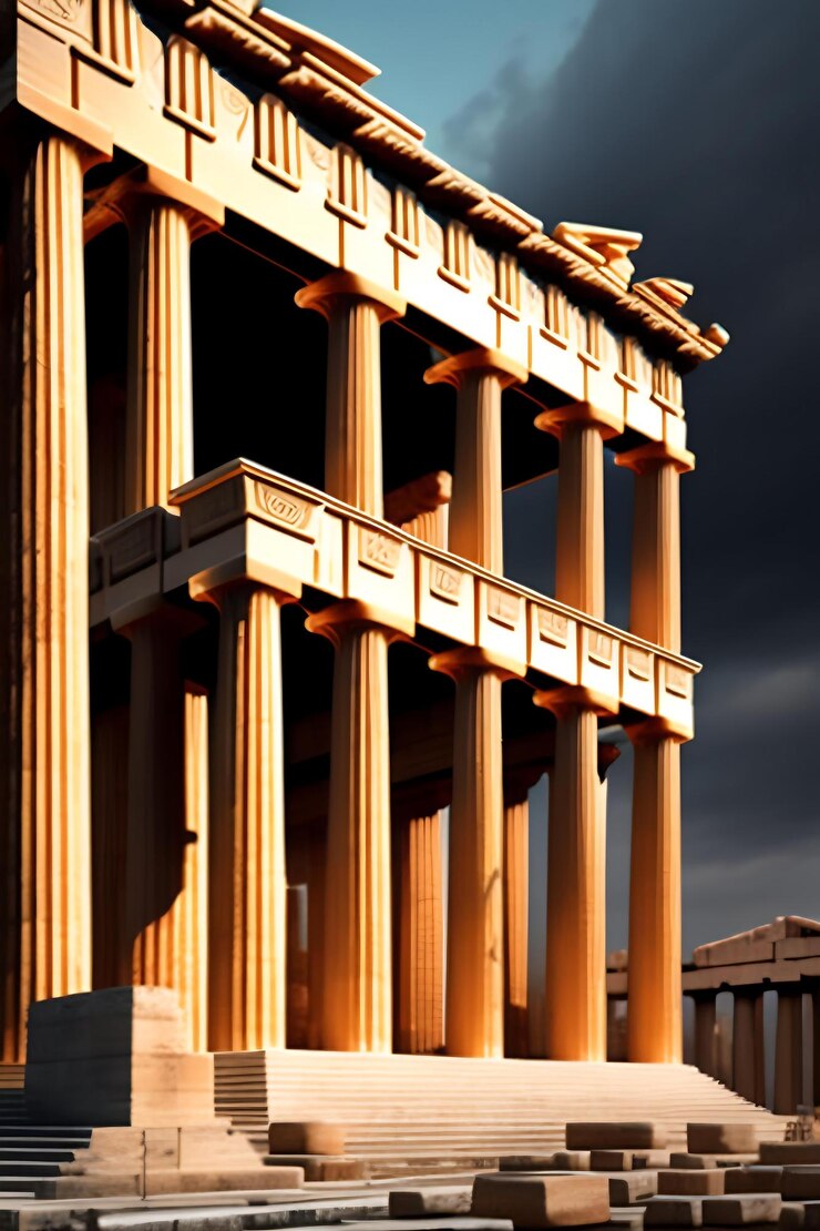 Photo moderne du parthénon à athènes
