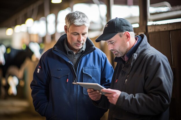 Modernisation de l'agriculture Outils numériques Transformation de l'élevage laitier Génératif Ai