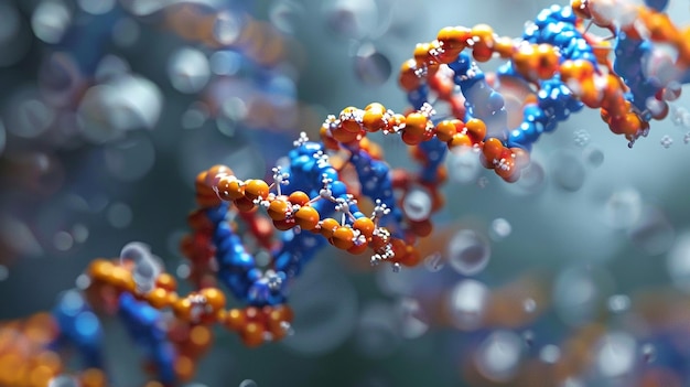 Photo modifications épigénétiques de l'adn telles que la méthylation de l'dna et l'acétylation des histones