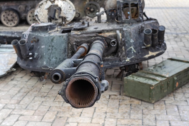 Module de combat de véhicule de combat d'infanterie avec un canon rayé