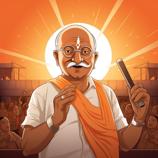 Photo mohan bhagwat image de dessin animé mohan bhagwat ai images