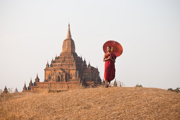 Moine de Bagan, Myanmar