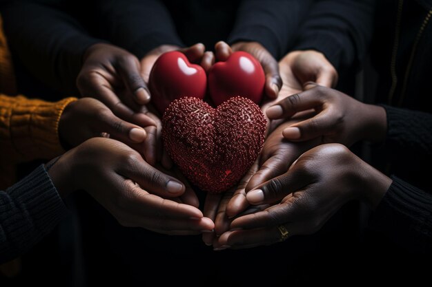 Photo le mois de l'amour et de l'histoire des noirs