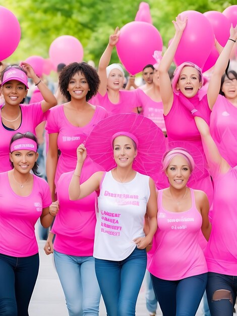 Photo le mois de sensibilisation au cancer du sein commence