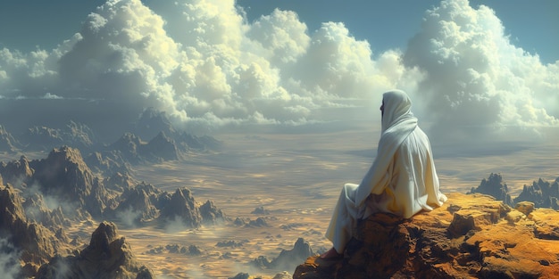 Moïse recevant les dix commandements au mont Sinaï religion foi prophète du judaïsme christianisme