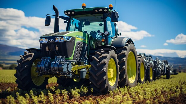 La moissonneuse-batteuse récolte l'agriculture de blé mûr