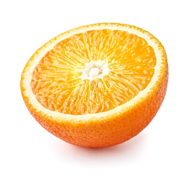 Moitié d'orange mûre