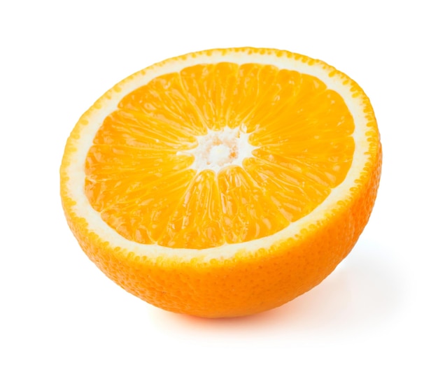 Moitié d'orange mûre