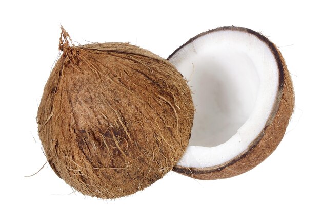 Moitiés de noix de coco