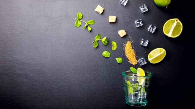 Mojito. Boisson d&#39;été pour les fêtes.