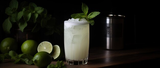 Mojito à la noix de coco Une version crémeuse d'un mojito traditionnel