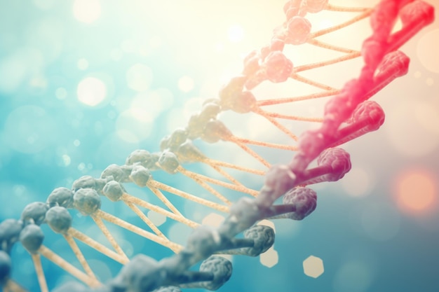 Molécules d'ADN générées par l'IA