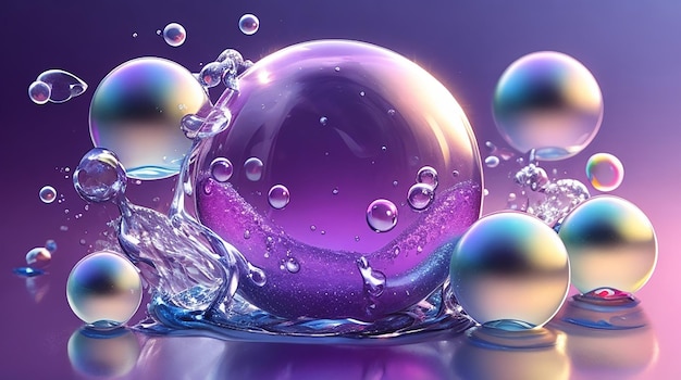 Molécules de bulles liquides essence cosmétique antioxydant de bulle liquide