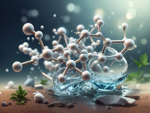 Molécules de zéolite liant les éléments toxiques dans l'eau Réactivité Insight 6