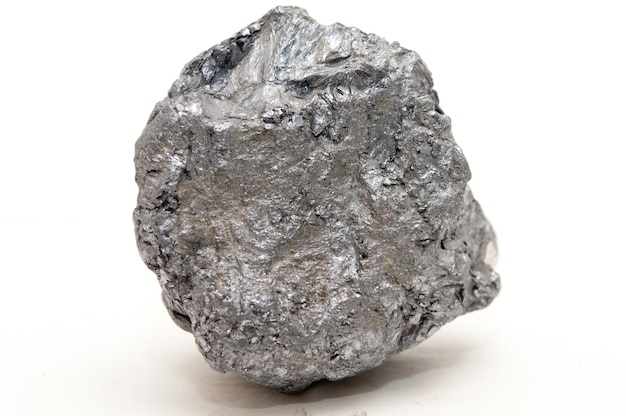 Molybdénite, un échantillon de molybdène minéral, un métal de terre rare