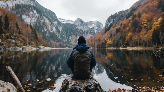 Un moment de paix et de solitude dans la nature