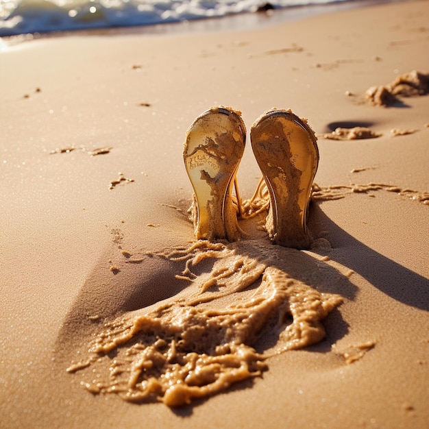 Photo des moments dans le sable