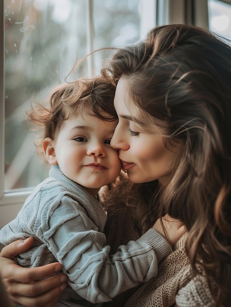 Moments familiaux Instagram met en évidence une collection de scènes de mères et d'enfants