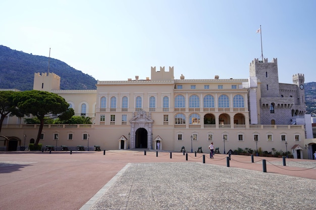 MONACOVILLE MONACO 18 JUIN 2022 Façade du Palais Princier de Monaco