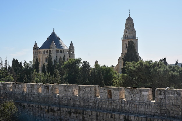 Monastère du mont Sion de l'Assomption de la Bienheureuse Vierge Marie Monastère de la Dormition Abbaye catholique allemande de l'Ordre des Bénédictins à Jérusalem