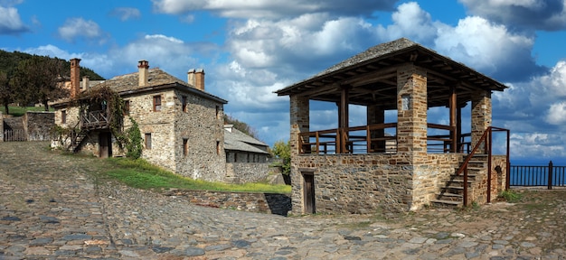 Monastère Iviron sur le mont Athos, Chalcidique, Grèce