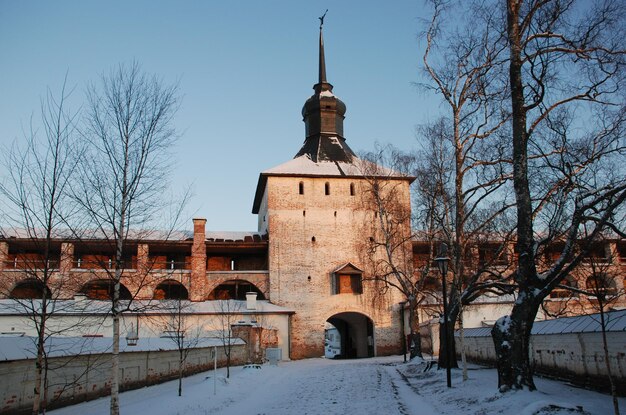 Le monastère KirilloBelozersky en hiver