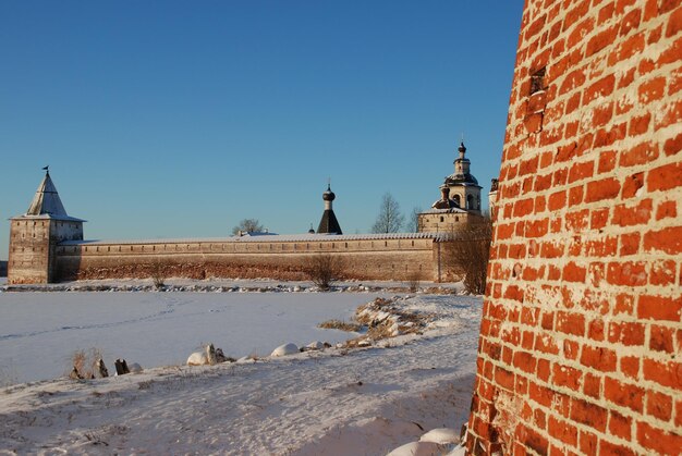 Le monastère KirilloBelozersky en hiver