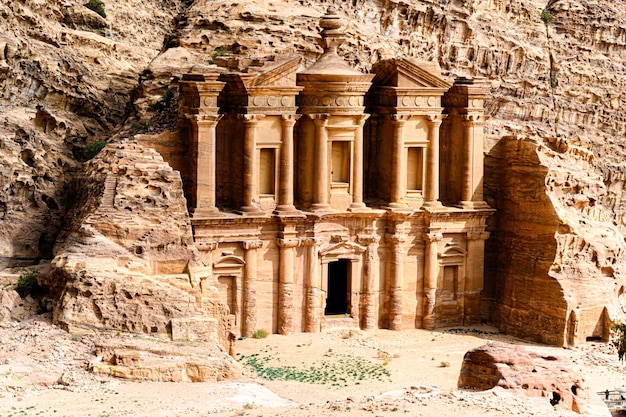 Monastère de Petra Ad Deir dans l'ancienne ville de PetraJordan Site du patrimoine mondial de l'UNESCO