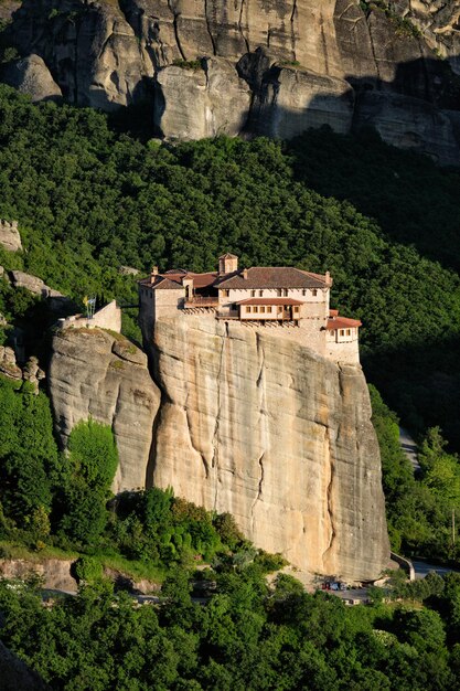 Le monastère de Rousanou à Meteora en Grèce