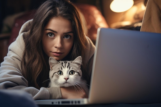 Photo un monde de connaissances étudiant adolescent relaxant ia générative