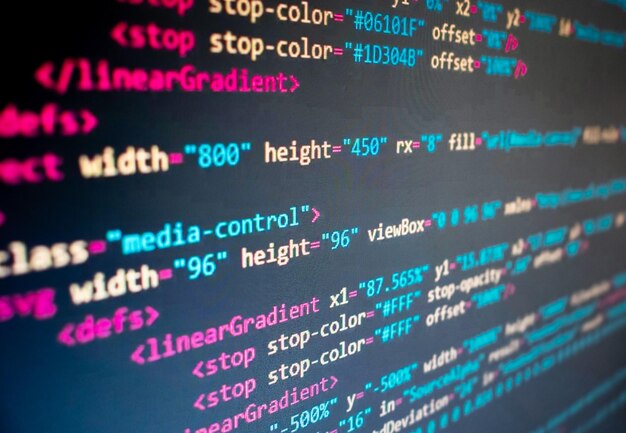 Moniteur de programmation avec code dans l'écran