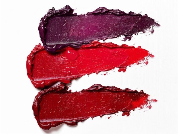 Moniteur de rouge à lèvres rouge et violet