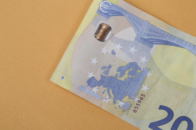 Monnaie européenne billets en euros