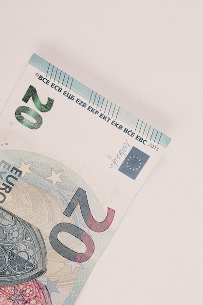 Monnaie européenne billets en euros