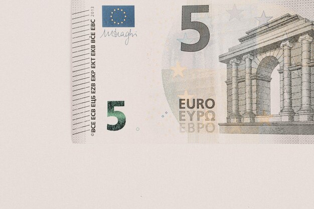 Monnaie européenne billets en euros