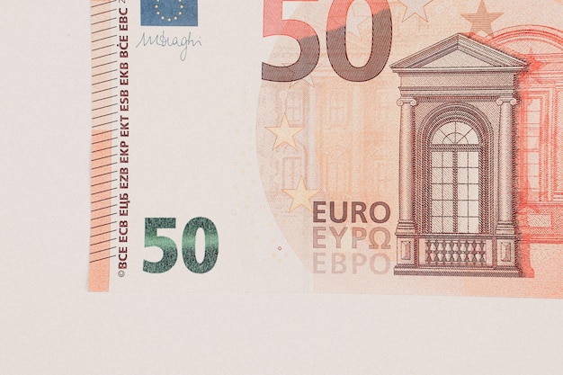 Monnaie européenne billets en euros