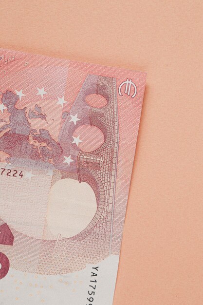 Monnaie européenne billets en euros