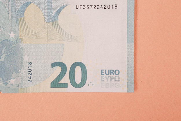 Photo monnaie européenne billets en euros